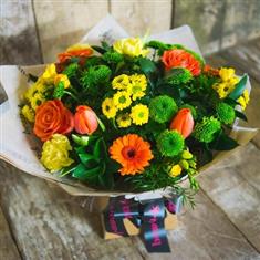 Zesty Hand-Tied Bouquet