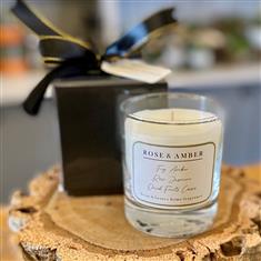 Rose &amp; Amber Candle