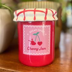 Cherry Jam Jar Oil Burner and Wax Warmer