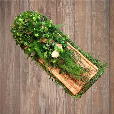 Lush Foliage Casket Spray