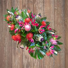Protea Casket Spray
