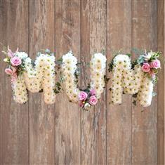 Mum - Funeral Lettering