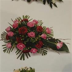Rose &amp; Carnation single ended spray