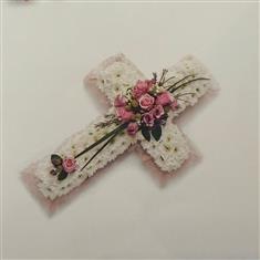 Based Floral Cross